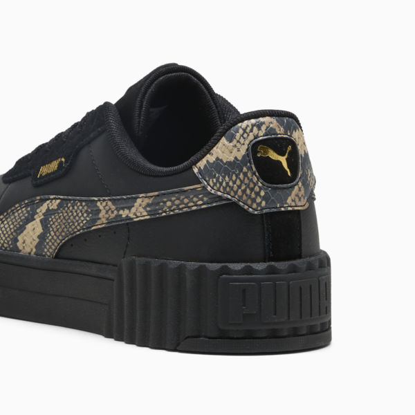 Carina 3.0 Snake Chic Women, PUMA Black-PUMA Gold, large-ZAF