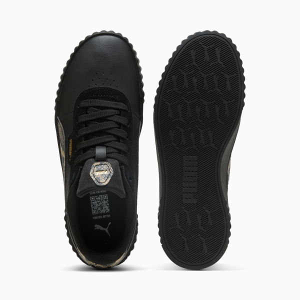Carina 3.0 Snake Chic Women, PUMA Black-PUMA Gold, large-ZAF