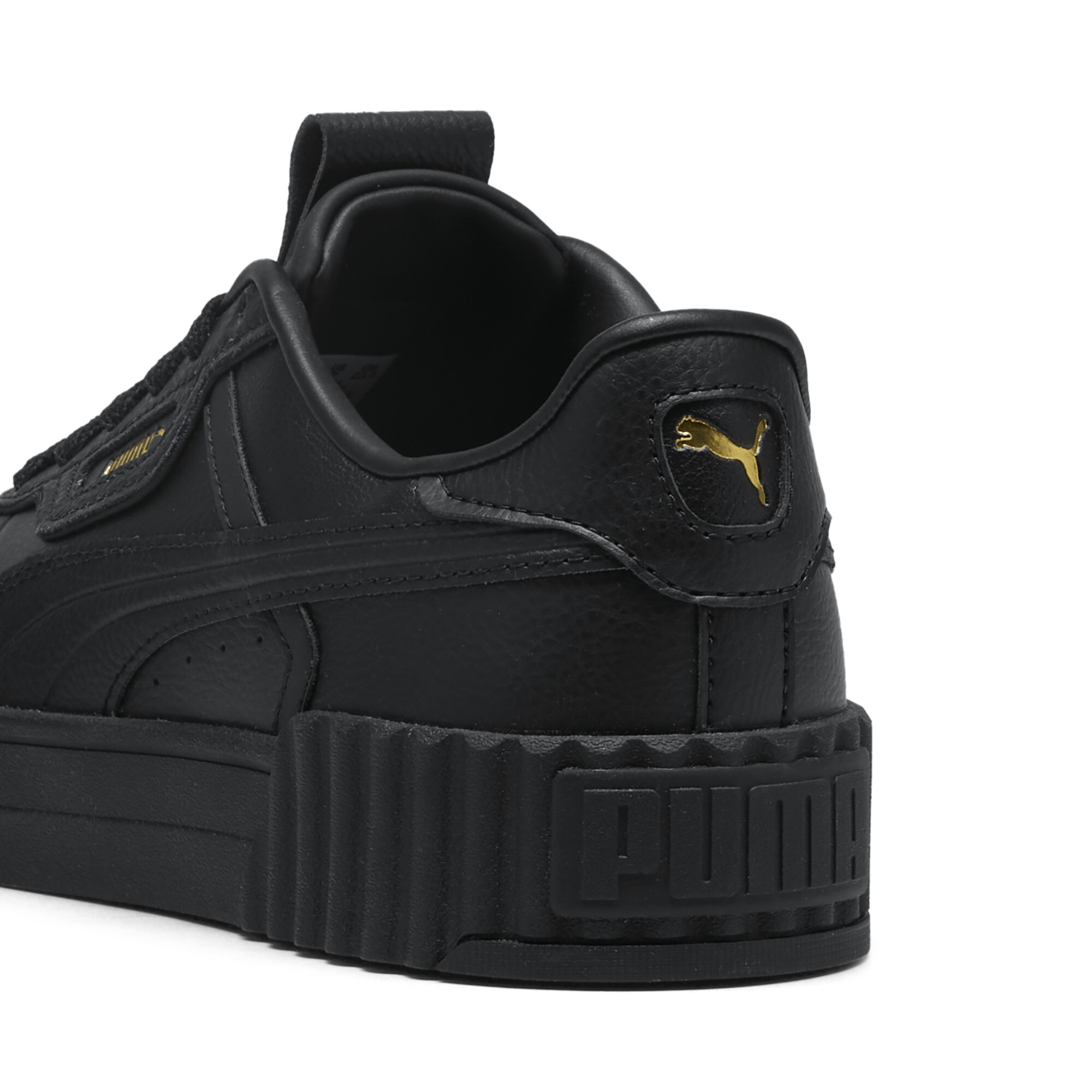 PUMA Carina 3.0 Luxe sneakers voor Dames, Zwart/Goud, Maat 35,5 thumbnail 5