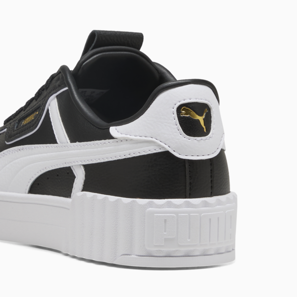Carina 3.0 Luxe Sneakers Women, PUMA Black-PUMA White-PUMA Gold, large-ZAF