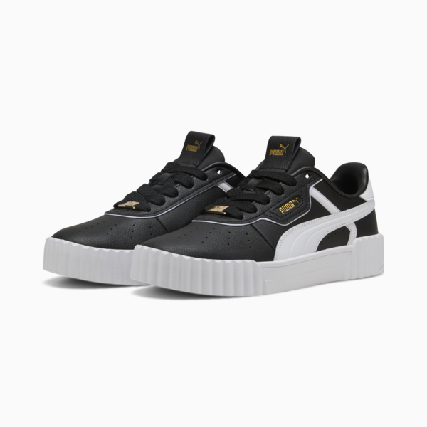 Carina 3.0 Luxe Sneakers Women, PUMA Black-PUMA White-PUMA Gold, large-ZAF