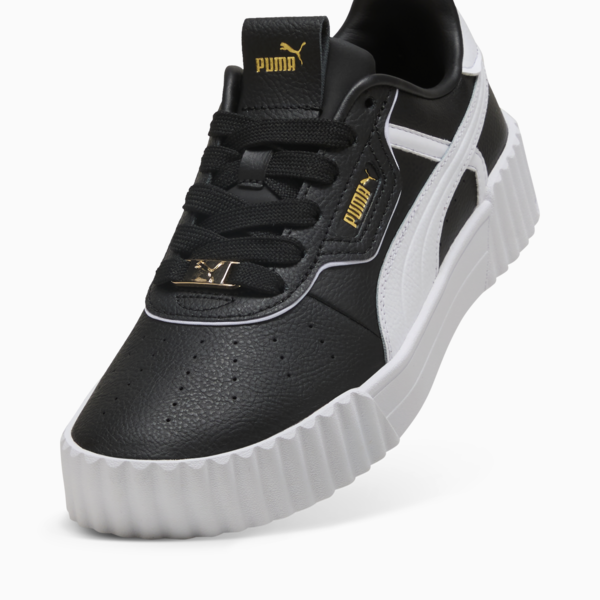 Carina 3.0 Luxe Sneakers Women, PUMA Black-PUMA White-PUMA Gold, large-ZAF