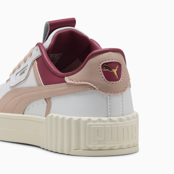 Carina 3.0 Luxe Sneakers Women, PUMA White-Rose Quartz-PUMA Gold, large-ZAF