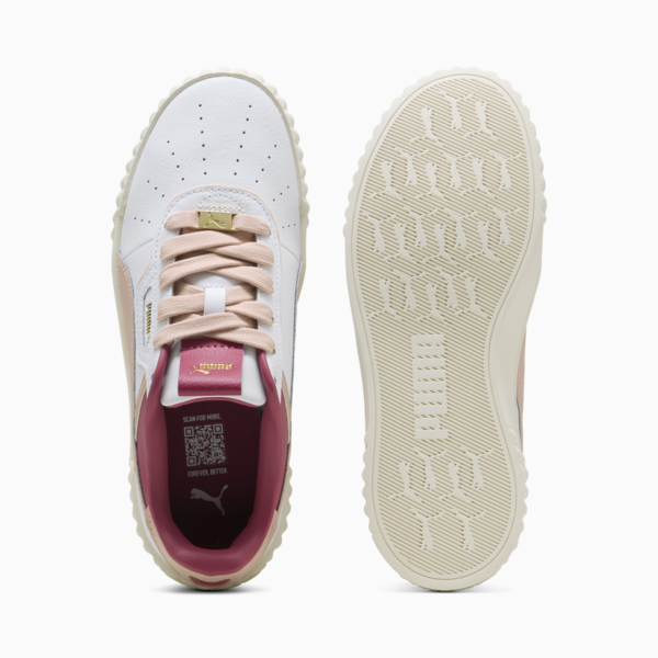 Carina 3.0 Luxe Sneakers Women, PUMA White-Rose Quartz-PUMA Gold, large-ZAF