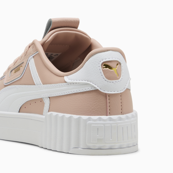 Carina 3.0 Luxe Sneakers Women, Rose Quartz-PUMA White-PUMA Gold, large-ZAF