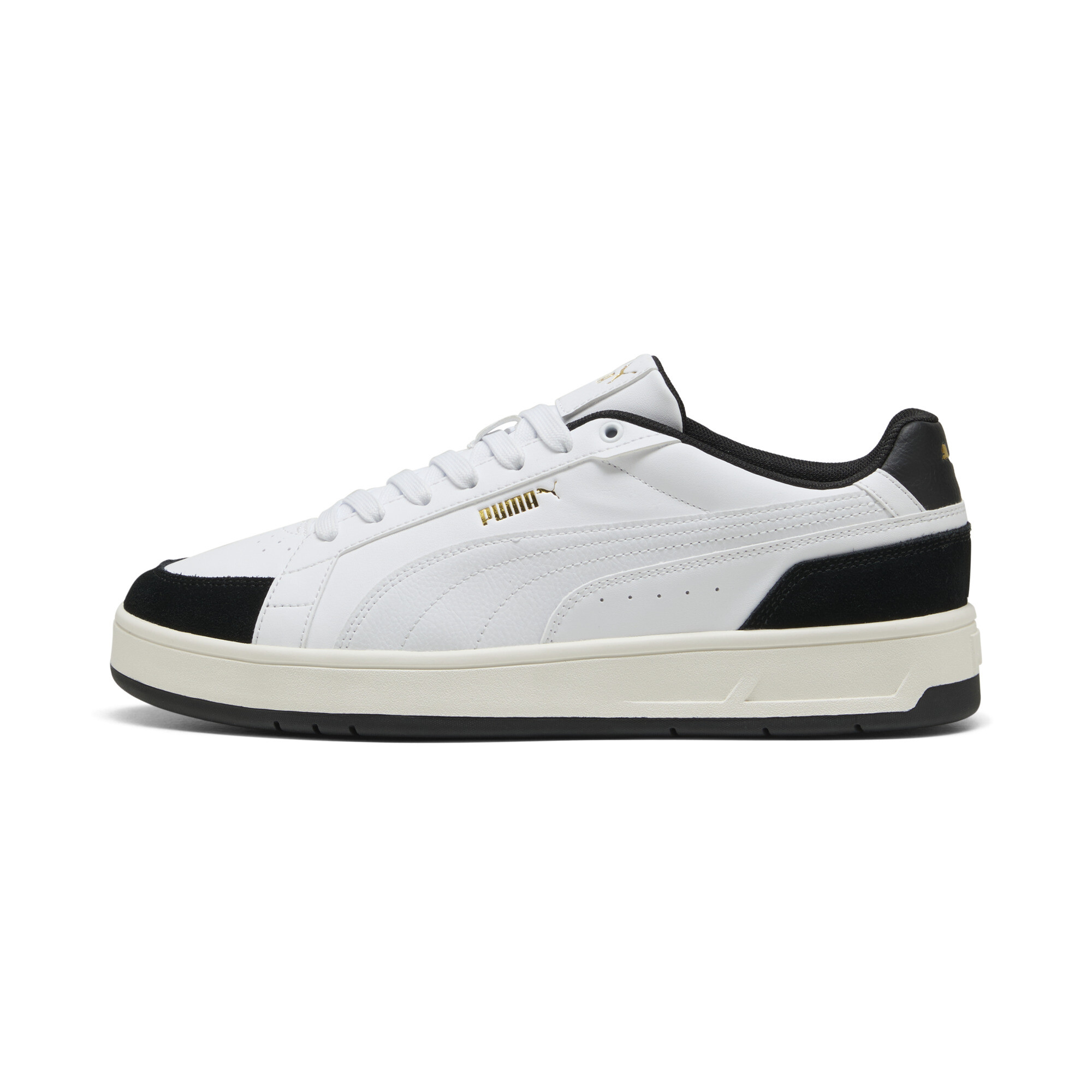 Puma Court Classico Sport Sneakers Unisex Schuhe | White/Black | Größe: 42.5