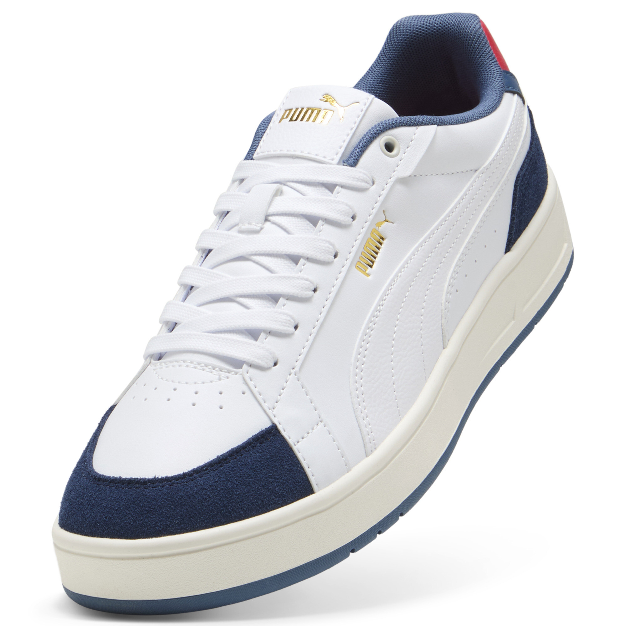 PUMA Court Classico Sport sneakers, Blauw/Wit, Maat 38,5 thumbnail 2