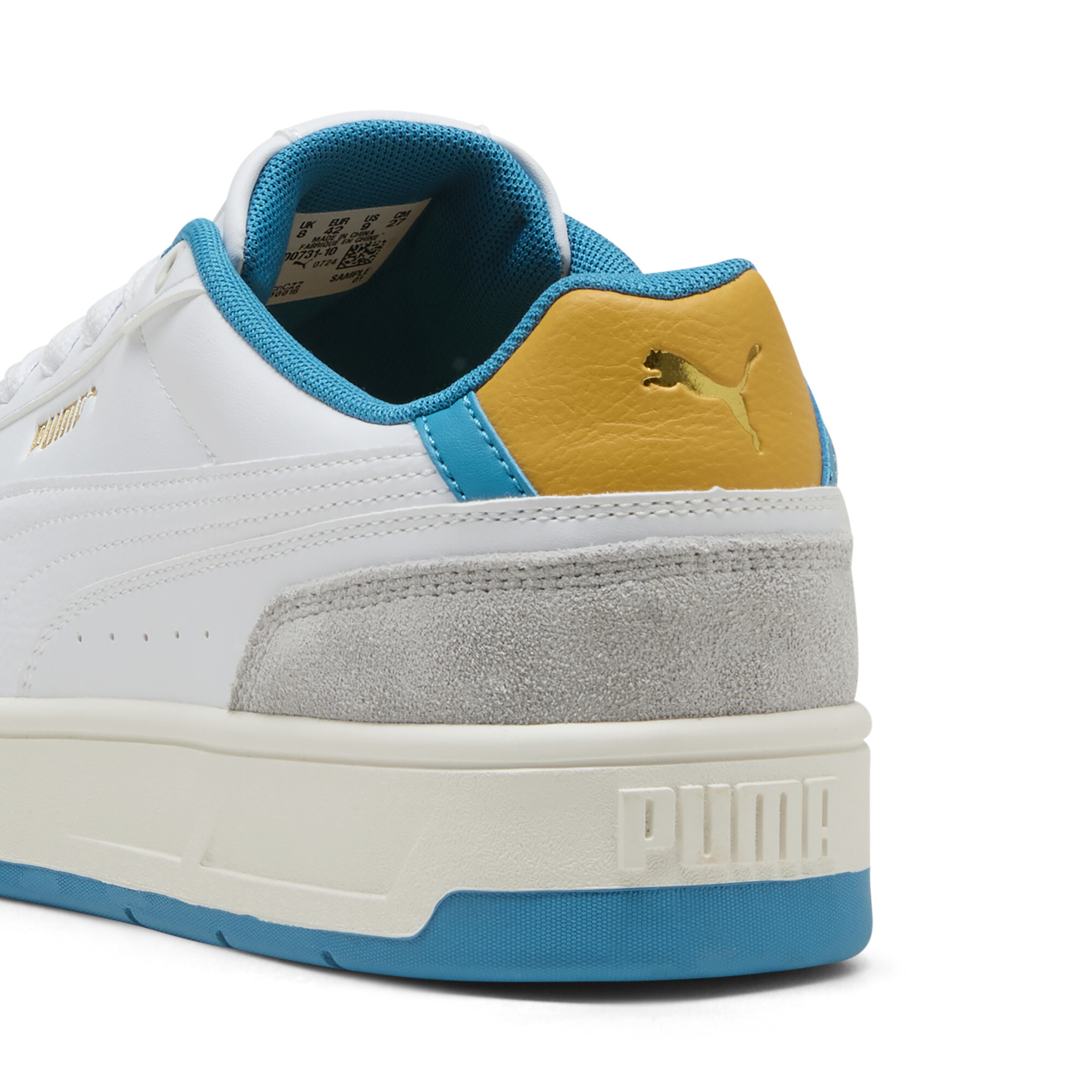 PUMA Court Classico Sport sneakers, Blauw/Wit, Maat 47 thumbnail 5