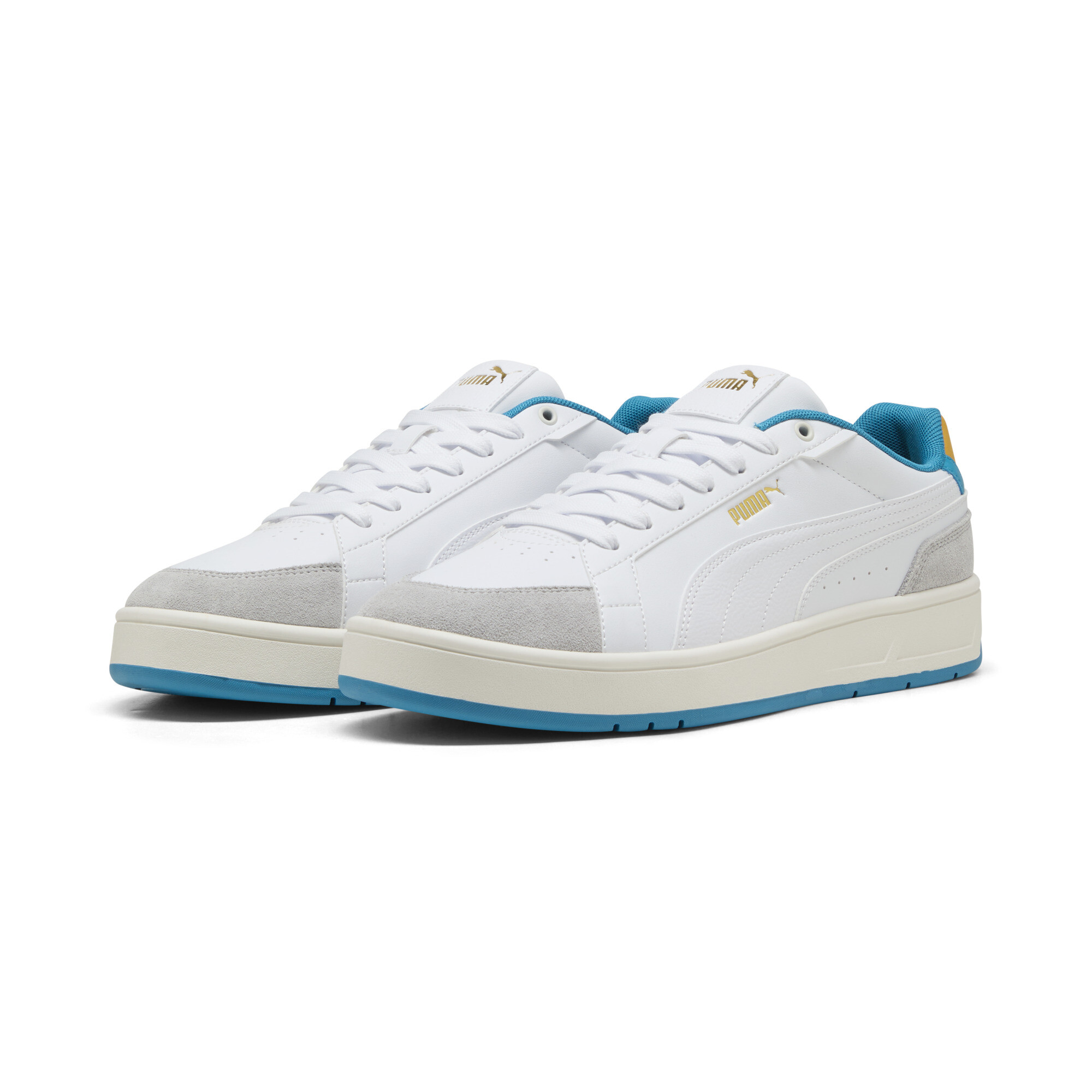 PUMA Court Classico Sport sneakers, Blauw/Wit, Maat 47 thumbnail 6