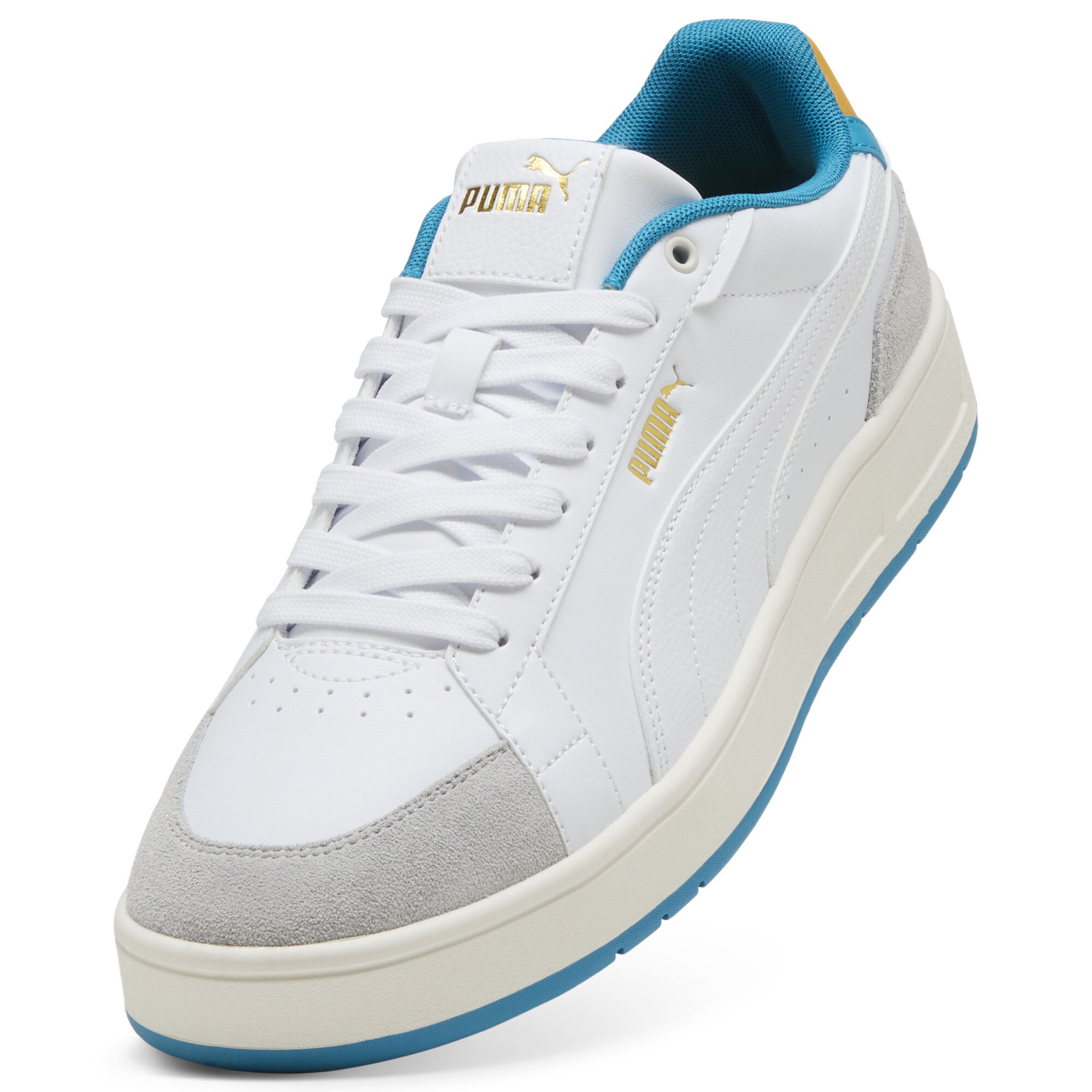 PUMA Court Classico Sport sneakers, Blauw/Wit, Maat 47 thumbnail 2