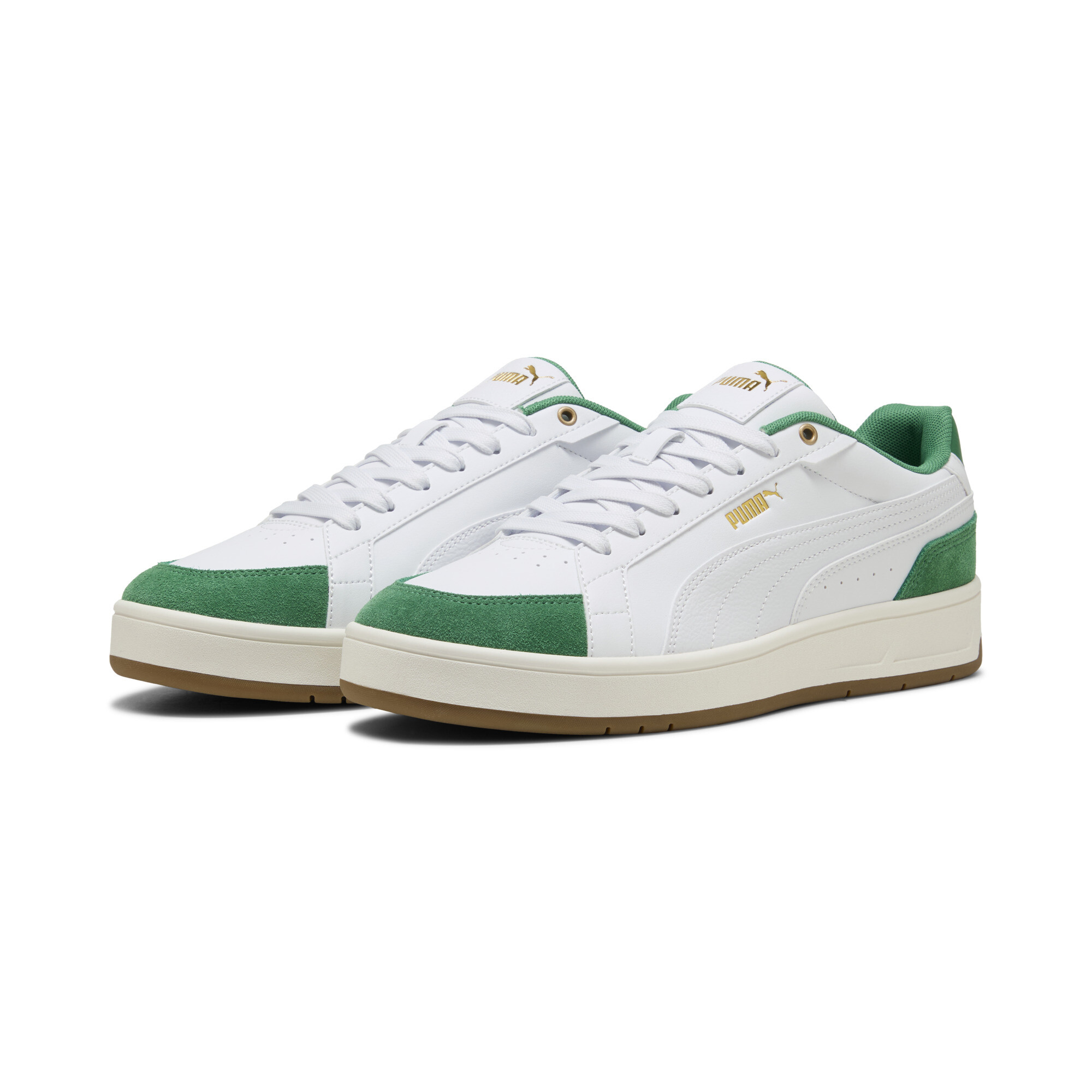 PUMA Court Classico Sport sneakers, Groen/Wit, Maat 38 thumbnail 6