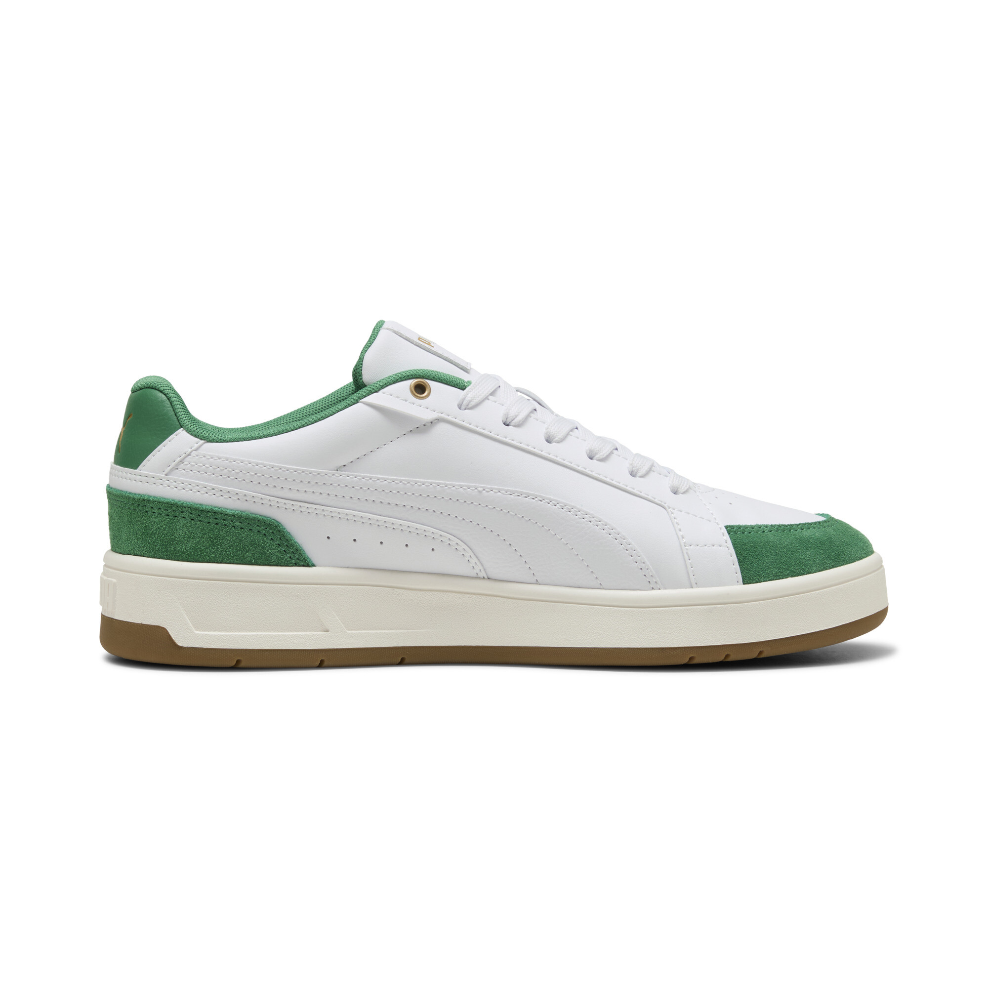 PUMA Court Classico Sport sneakers, Groen/Wit, Maat 38 thumbnail 3
