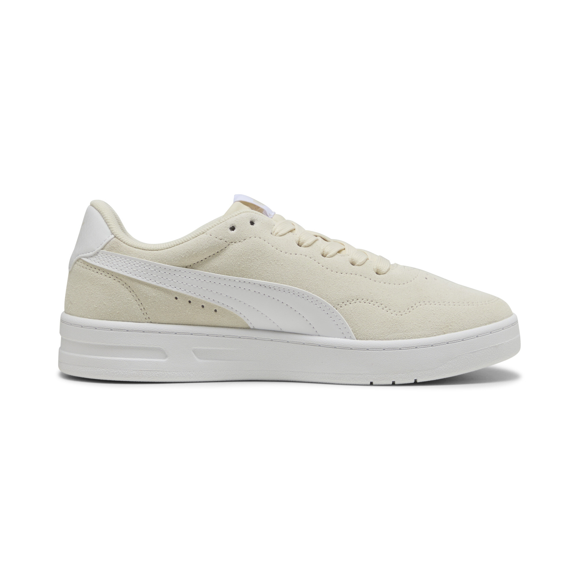 Women's Puma Court Lally Suede Sneakers, White, Size 41, Shoes