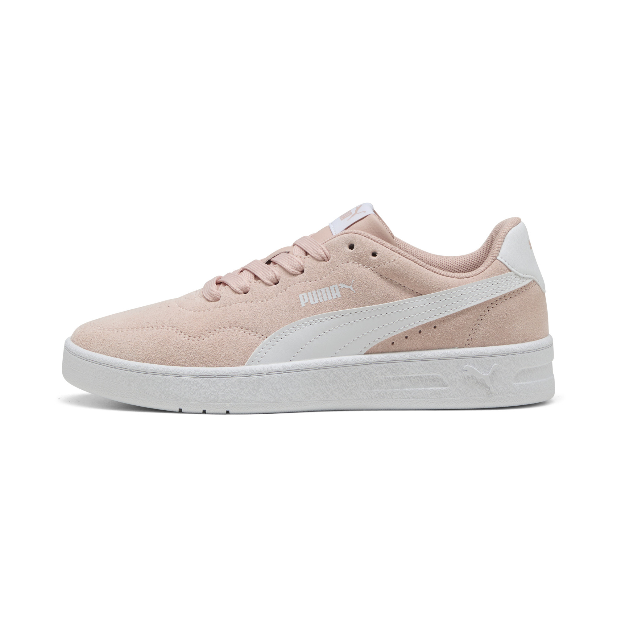 Puma Court Lally Suede Sneakers Damen Schuhe | Rose Quartz/White | Größe: 35.5