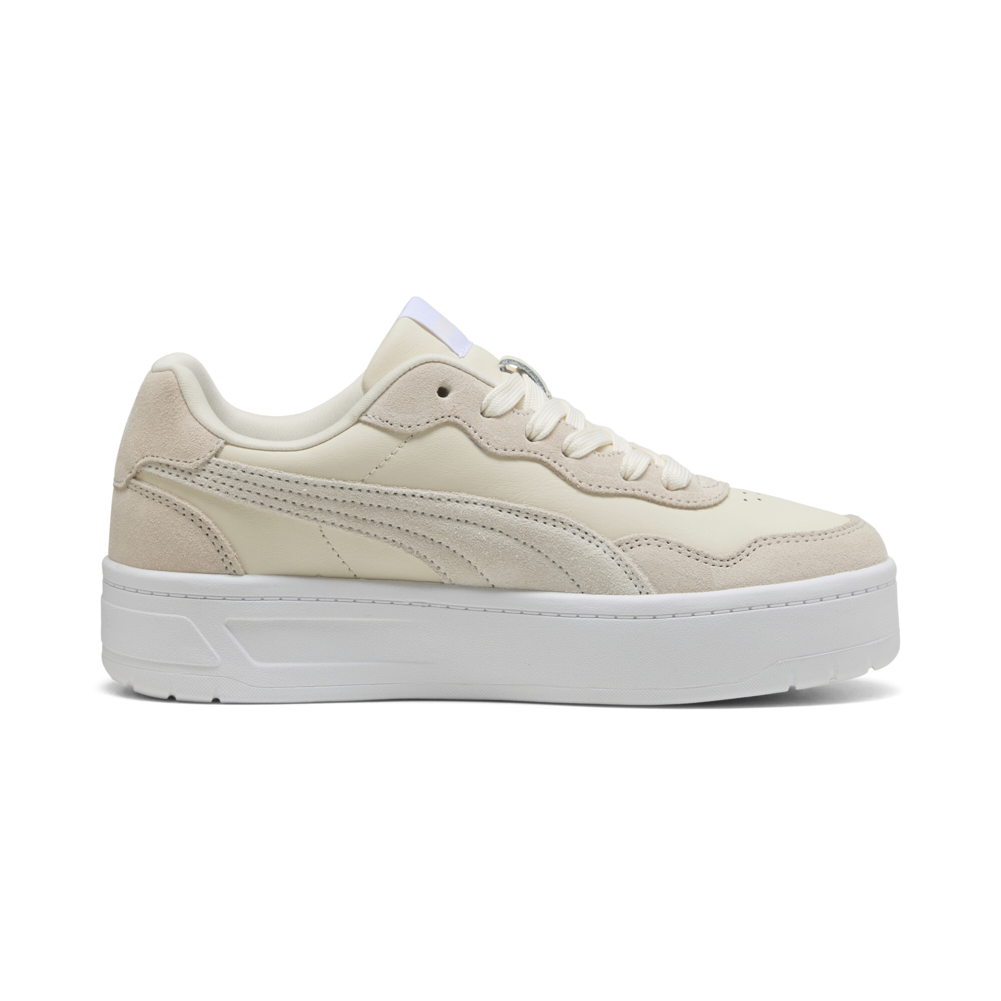 Women's Puma Court Lally Skye Suede Sneakers, White, Size 37, Shoes