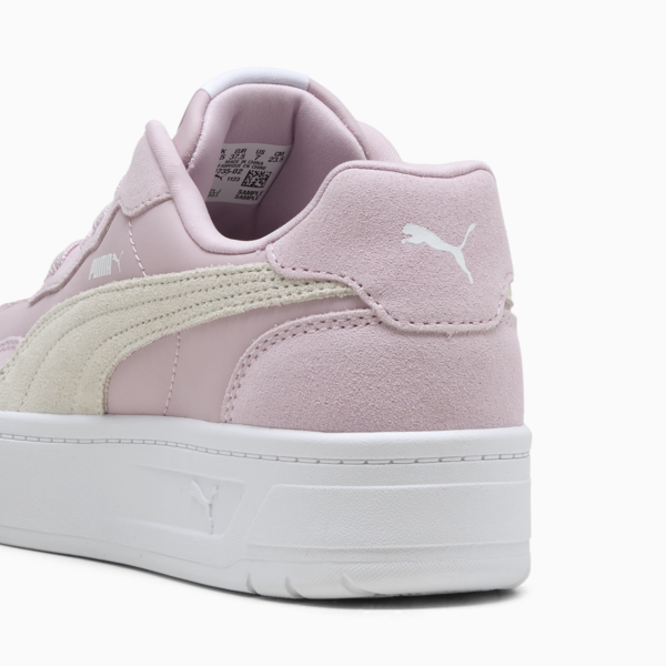 Court Lally Skye Suede Sneakers Women, Rose Mauve-PUMA White, large-ZAF