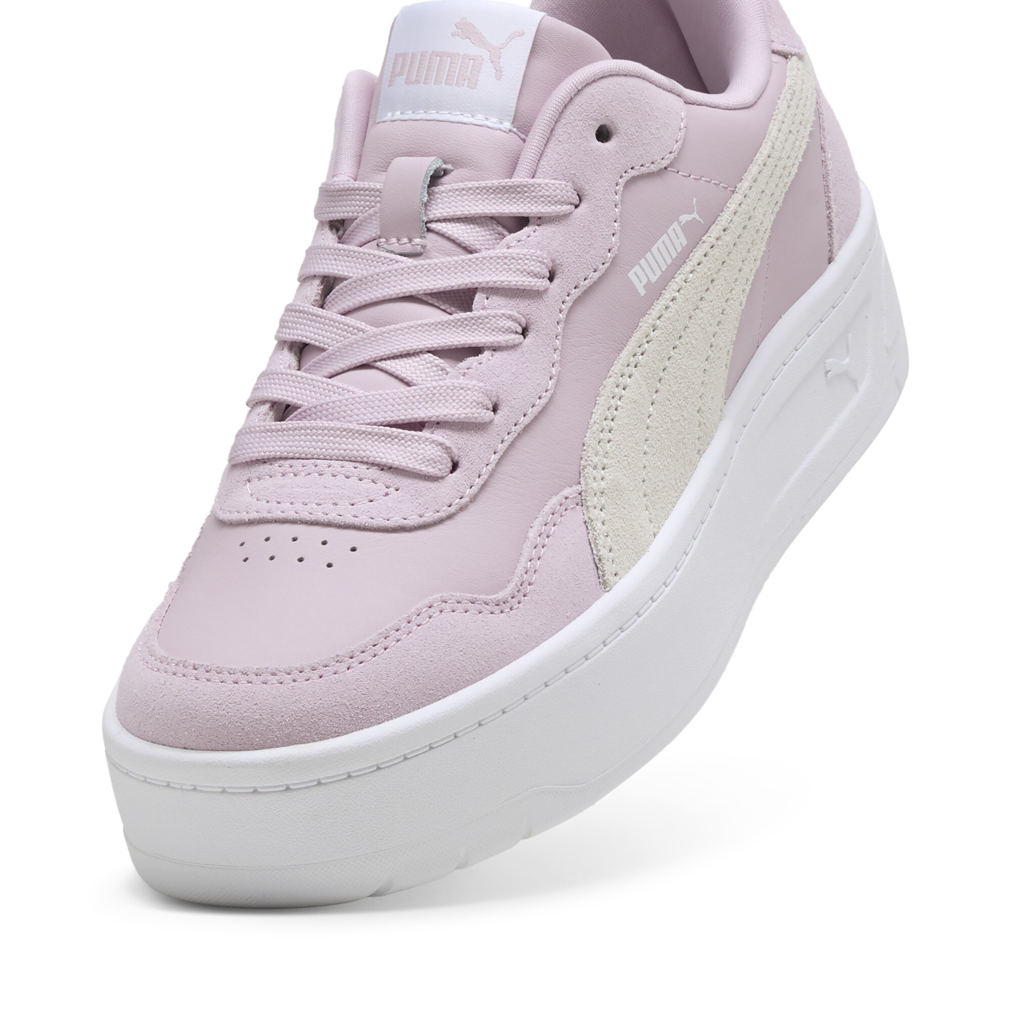 Women's Puma Court Lally Skye Suede Sneakers, Pink, Size 37, Shoes