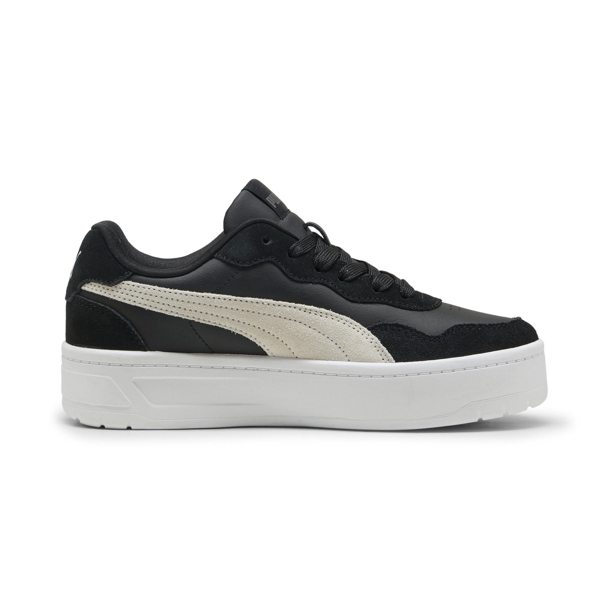 Women's Puma Court Lally Skye Suede Sneakers, Black, Size 42, Shoes