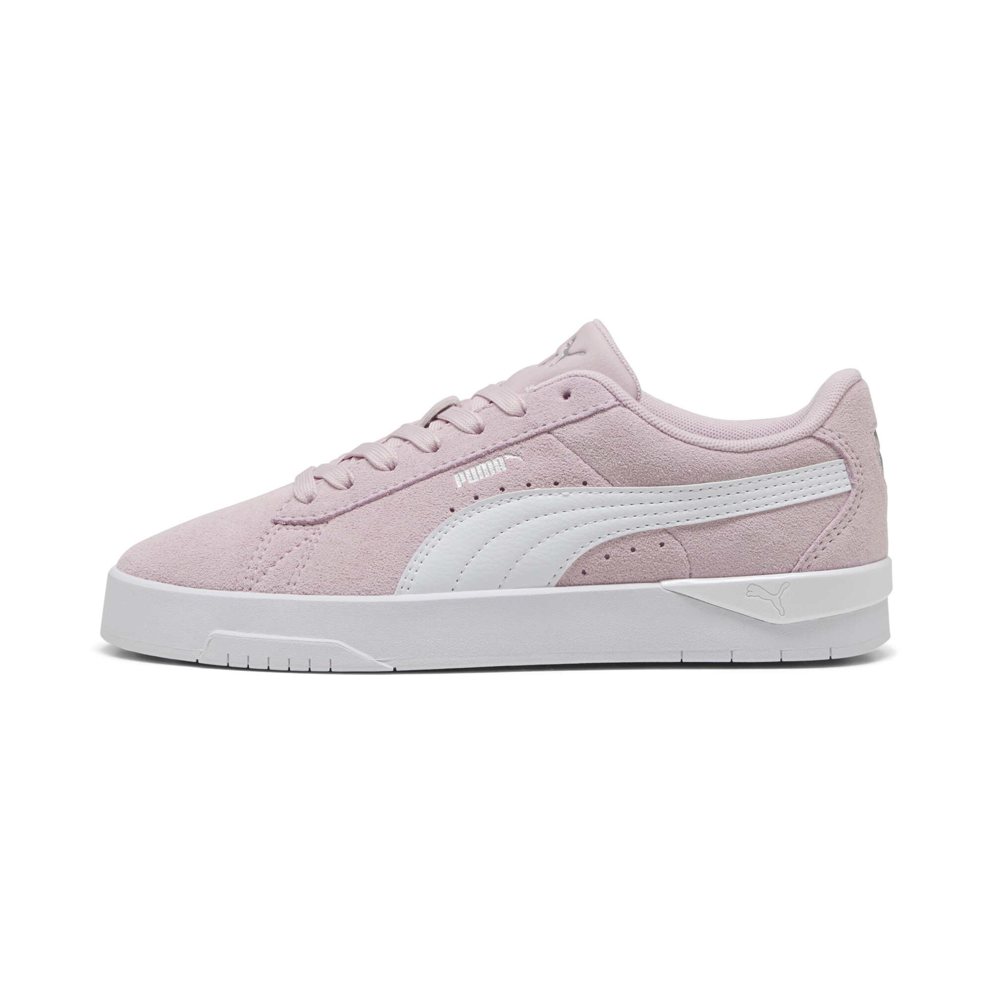 Puma Jada Classic Suede Sneakers Damen Schuhe | Rose Mauve/White/Silver | Größe: 35.5