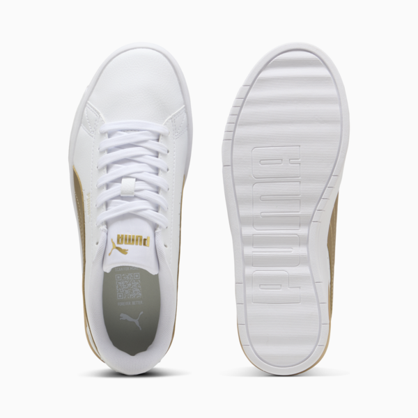 Jada Classic Aqua Metallics Sneakers Women, PUMA White-Alpine Snow-PUMA Gold, large-ZAF