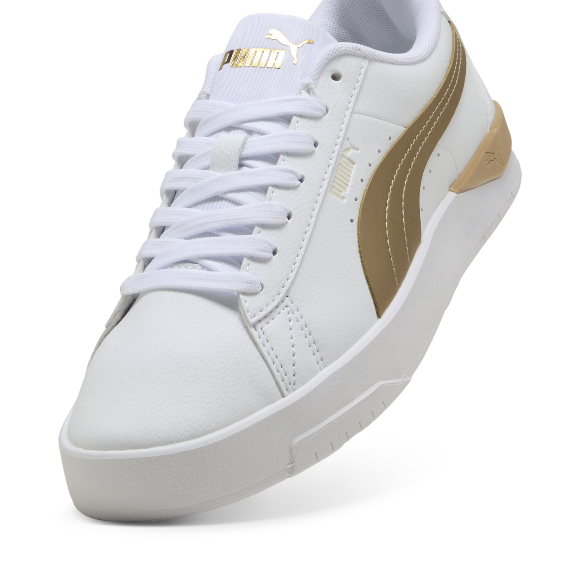 Jada Classic Aqua Metallics sneakers voor Dames, Wit/Goud, Maat 38,5 | PUMA