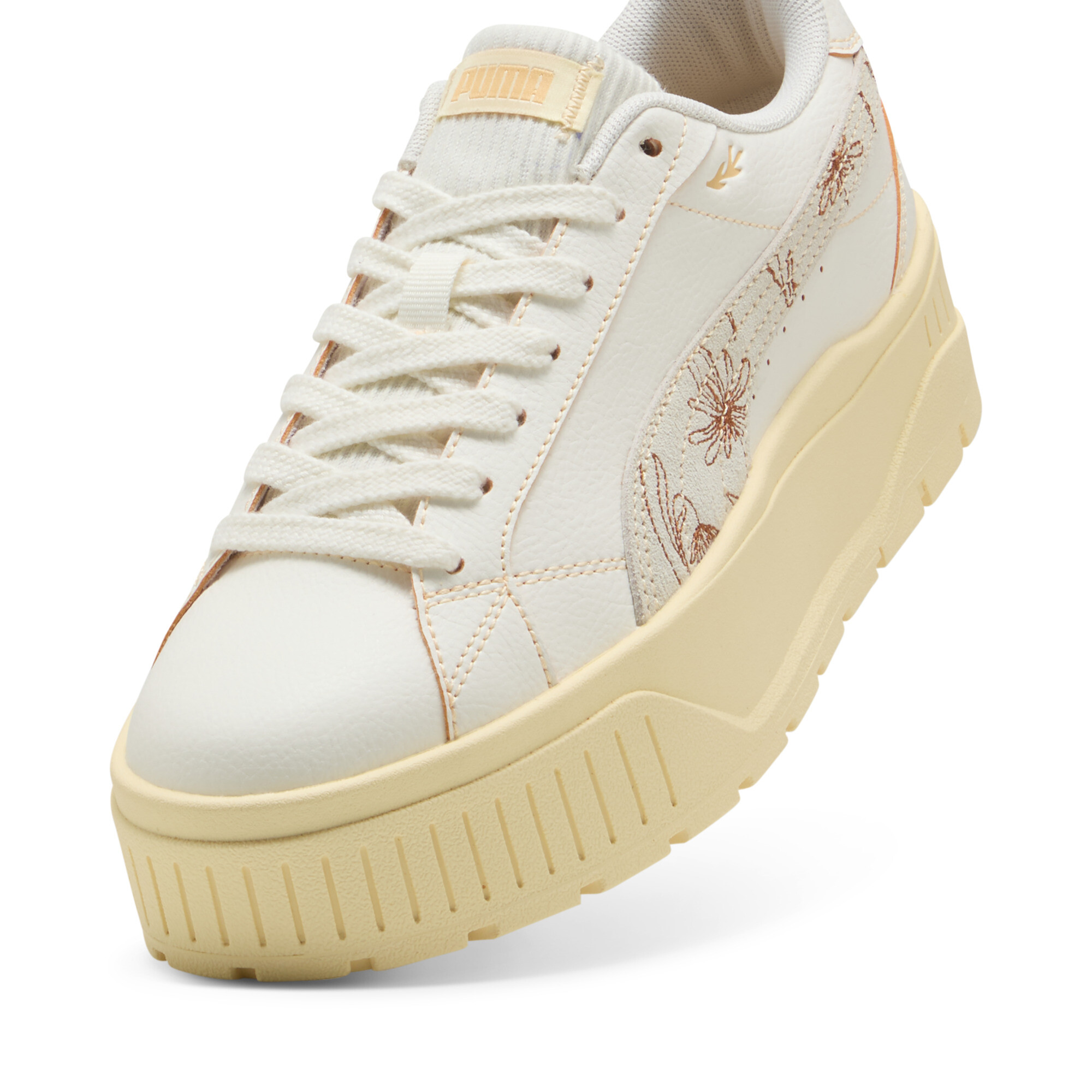 Karmen II Crafted Flowers voor Dames, Wit, Maat 37 | PUMA