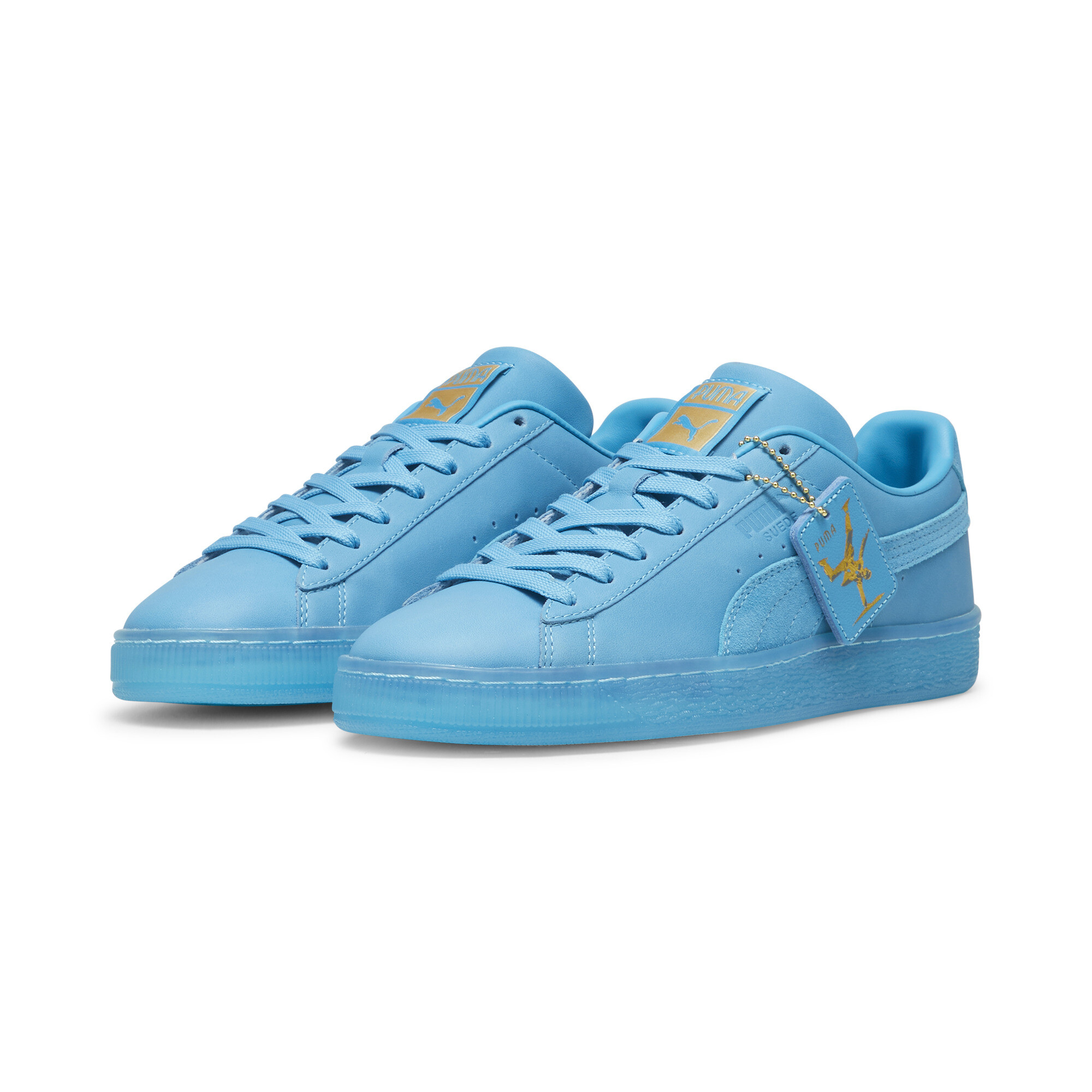 Puma Suede OP Sneakers, Blue, Size 41, Shoes