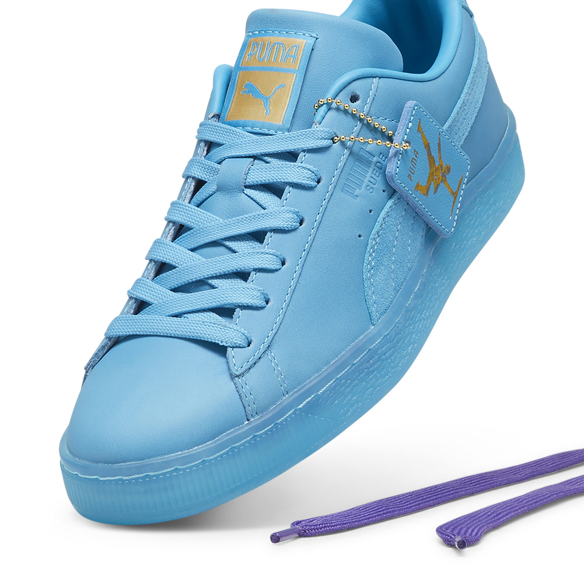 Puma Suede OP Sneakers, Blue, Size 41, Shoes