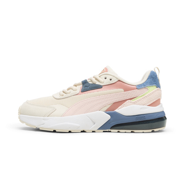 Puma Vis2k Soft Women's Sneakers In Alpine Snow-island Pink-deeva Peach