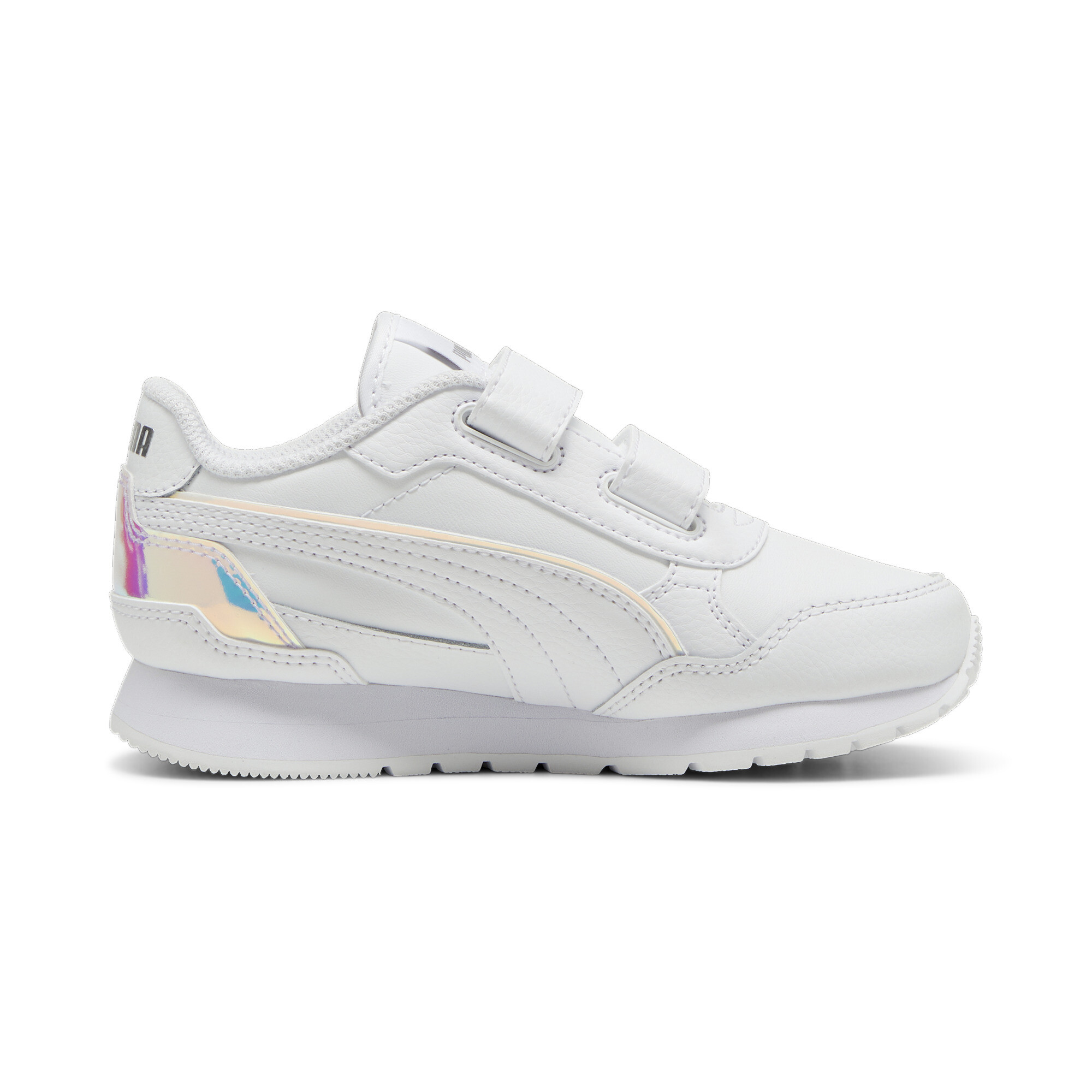 PUMA ST Runner v4 Holo sneakers, Wit/Zilver, Maat 35 thumbnail 3