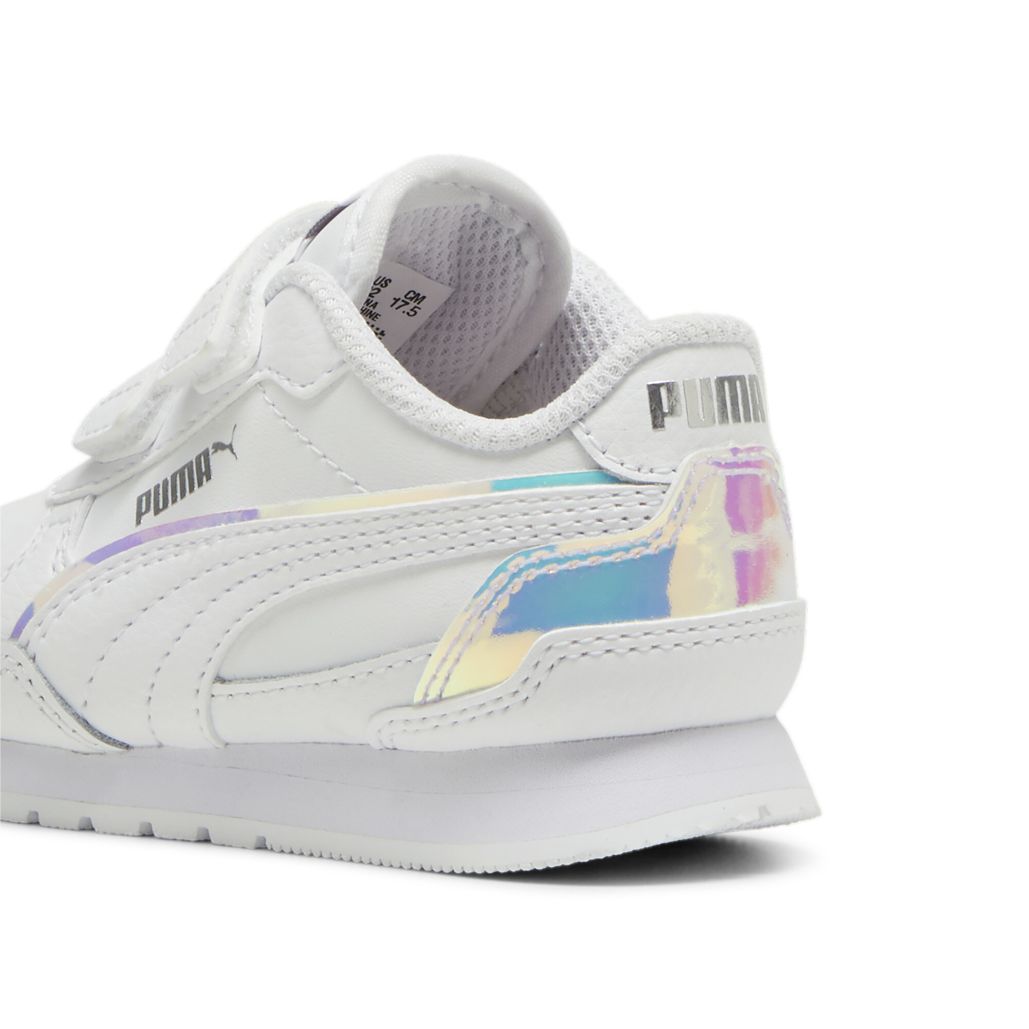 PUMA ST Runner v4 Holo sneakers, Wit/Zilver, Maat 22 thumbnail 5