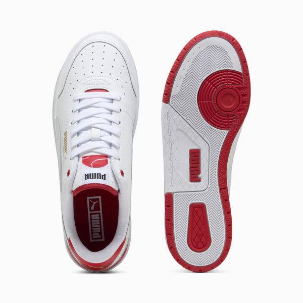 Tenis CA Luxe, PUMA White-For All Time Red, large-MEX