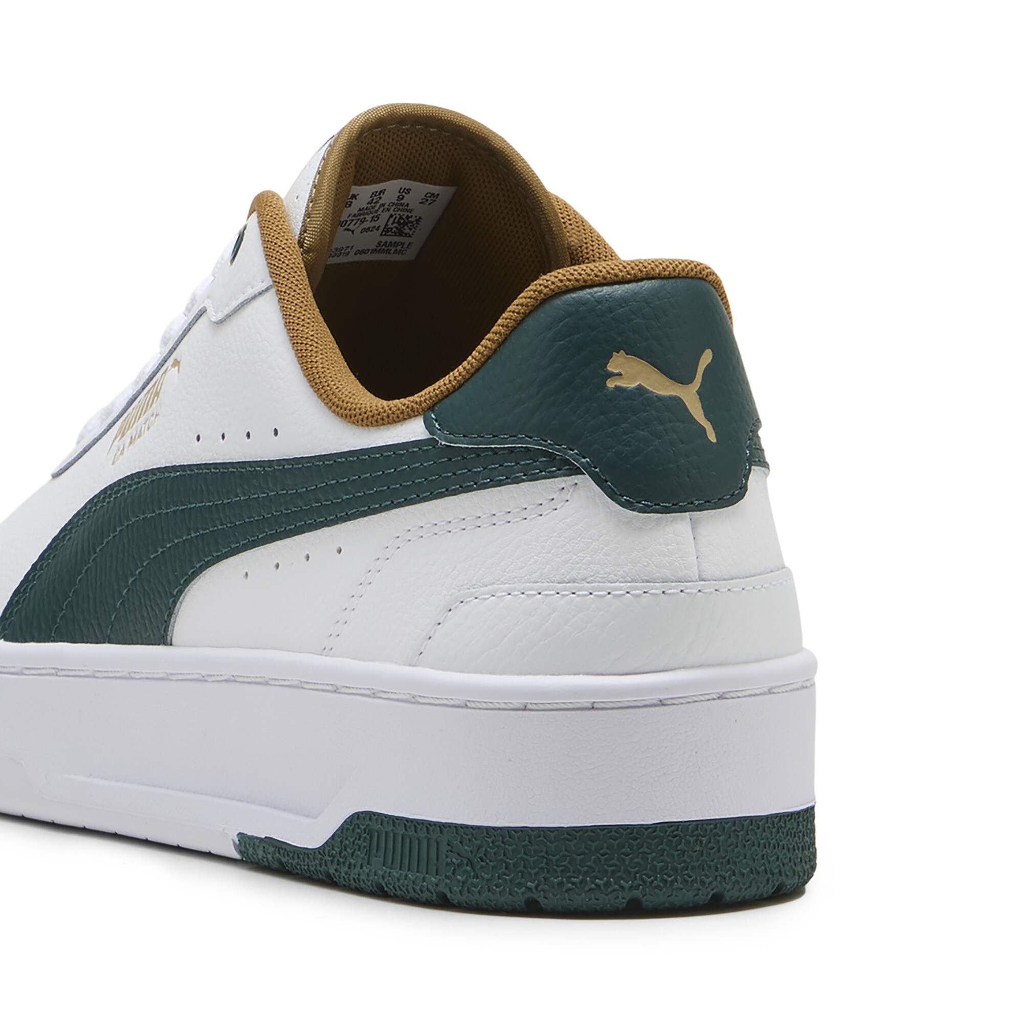 PUMA CA Match sneakers, Groen/Wit, Maat 47 thumbnail 5