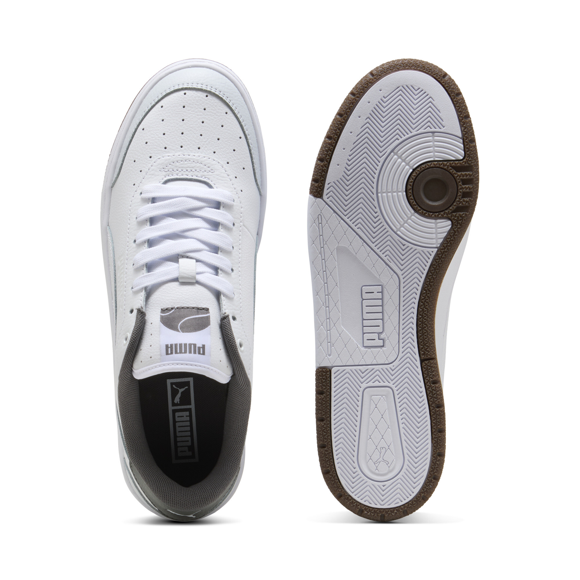 PUMA CA Match sneakers, Wit/Zilver, Maat 48 thumbnail 4