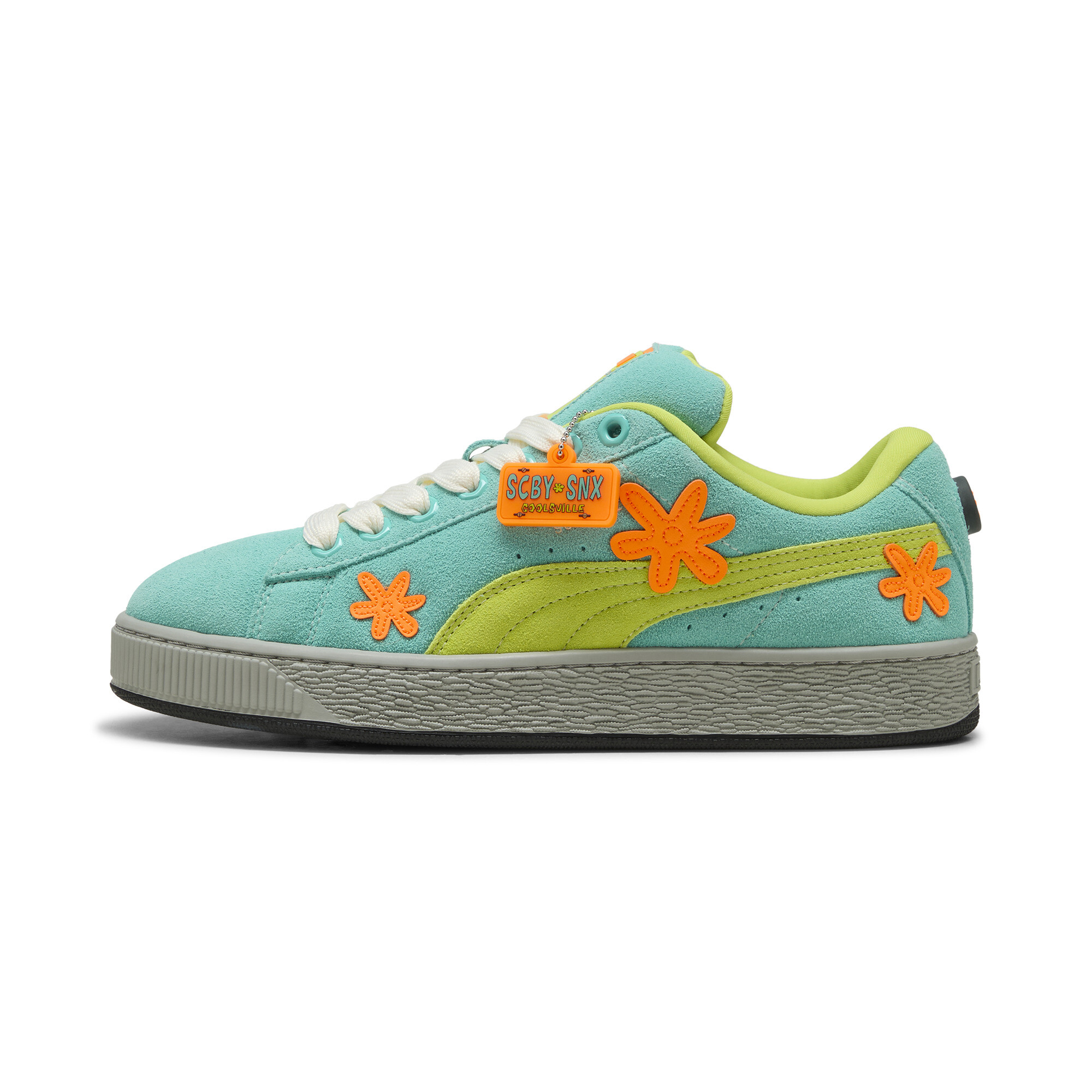 Puma HOOPS X SCOOBY DOO Suede XL Sneakers Unisex, Green, Size 44.5, Shoes