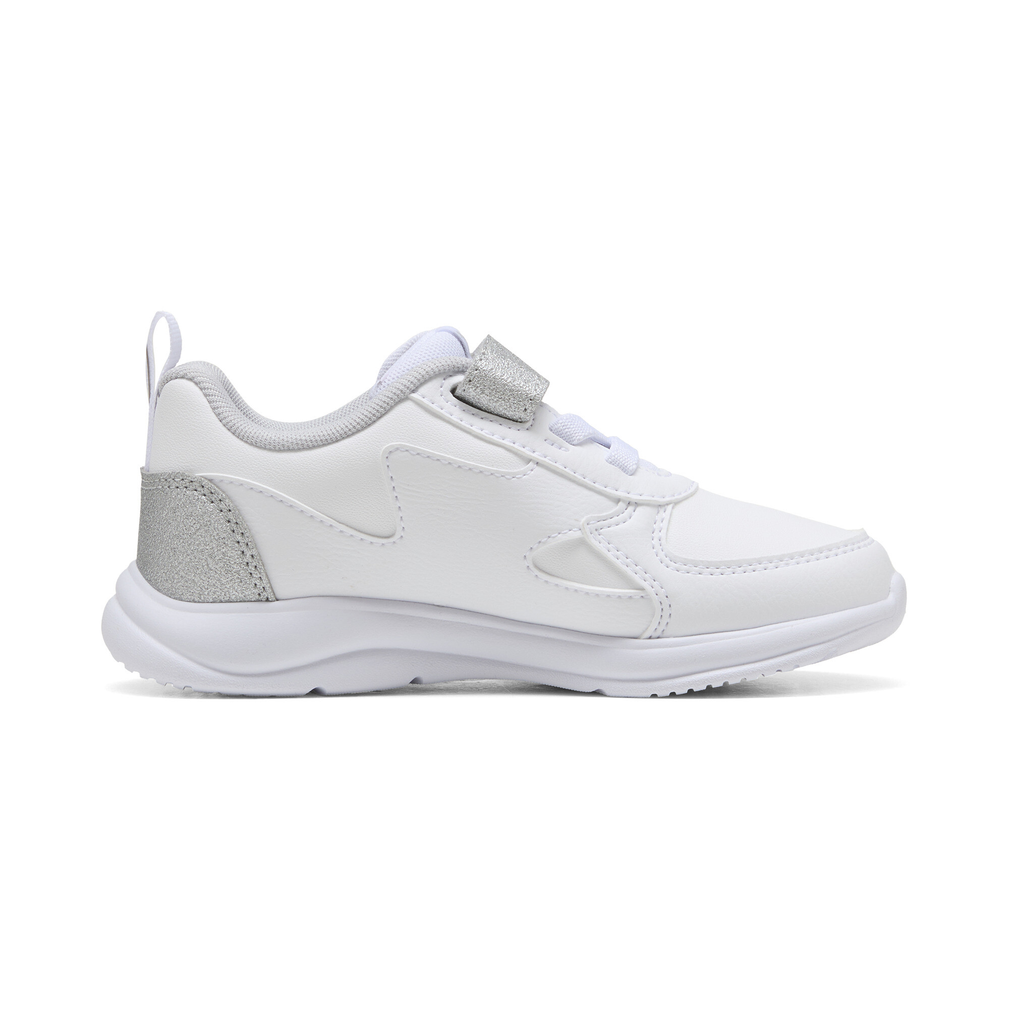 PUMA Fun Racer Metallic sneakers, Wit/Zilver, Maat 30 thumbnail 3