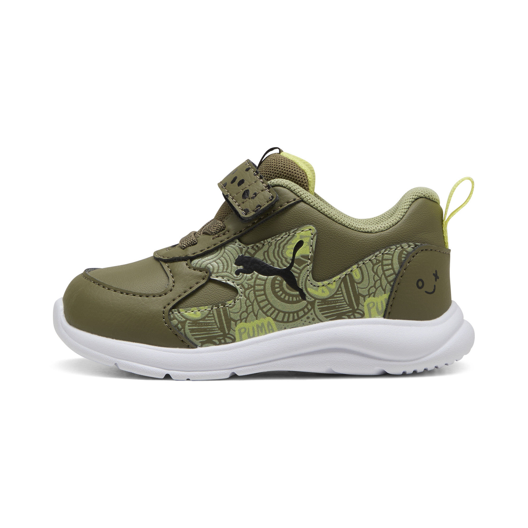 PUMA Sneakersy Fun Racer Scribble dla małych dzieci, Buty, Zielony, 26