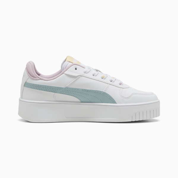 Carina Street Lacey Sneakers Youth, PUMA White-Modern Mint-Rose Mauve, large-ZAF