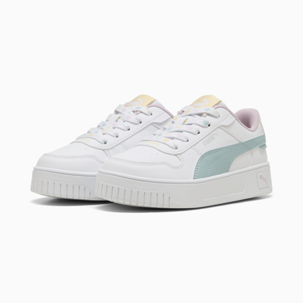 Carina Street Lacey Sneakers Kids, PUMA White-Modern Mint-Rose Mauve, large-ZAF