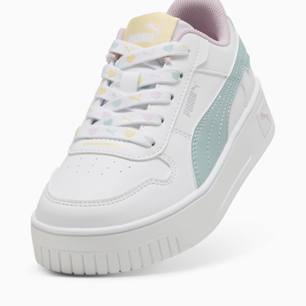 Carina Street Lacey Sneakers Kids, PUMA White-Modern Mint-Rose Mauve, large-ZAF