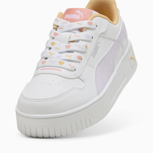 Carina Street Lacey Sneakers Kids, PUMA White-Lilac Frost-Almost Apricot, large-ZAF