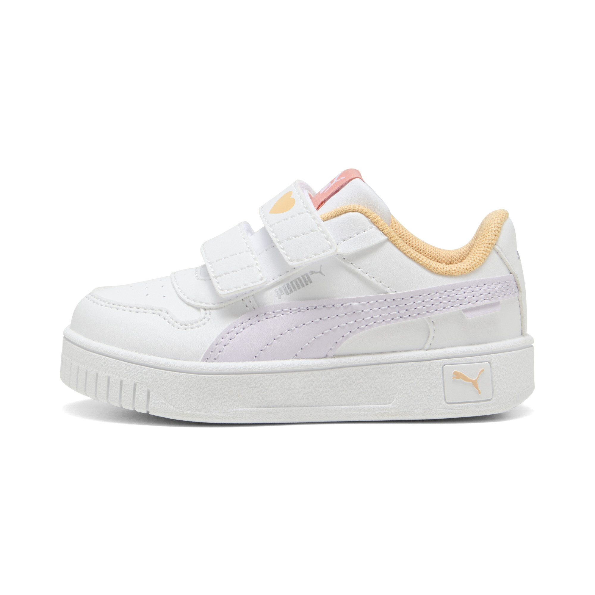 Puma Carina Street Lacey Sneakers Baby Schuhe Für Damen | White/Lilac Frost/Almost Apricot | Größe: 27