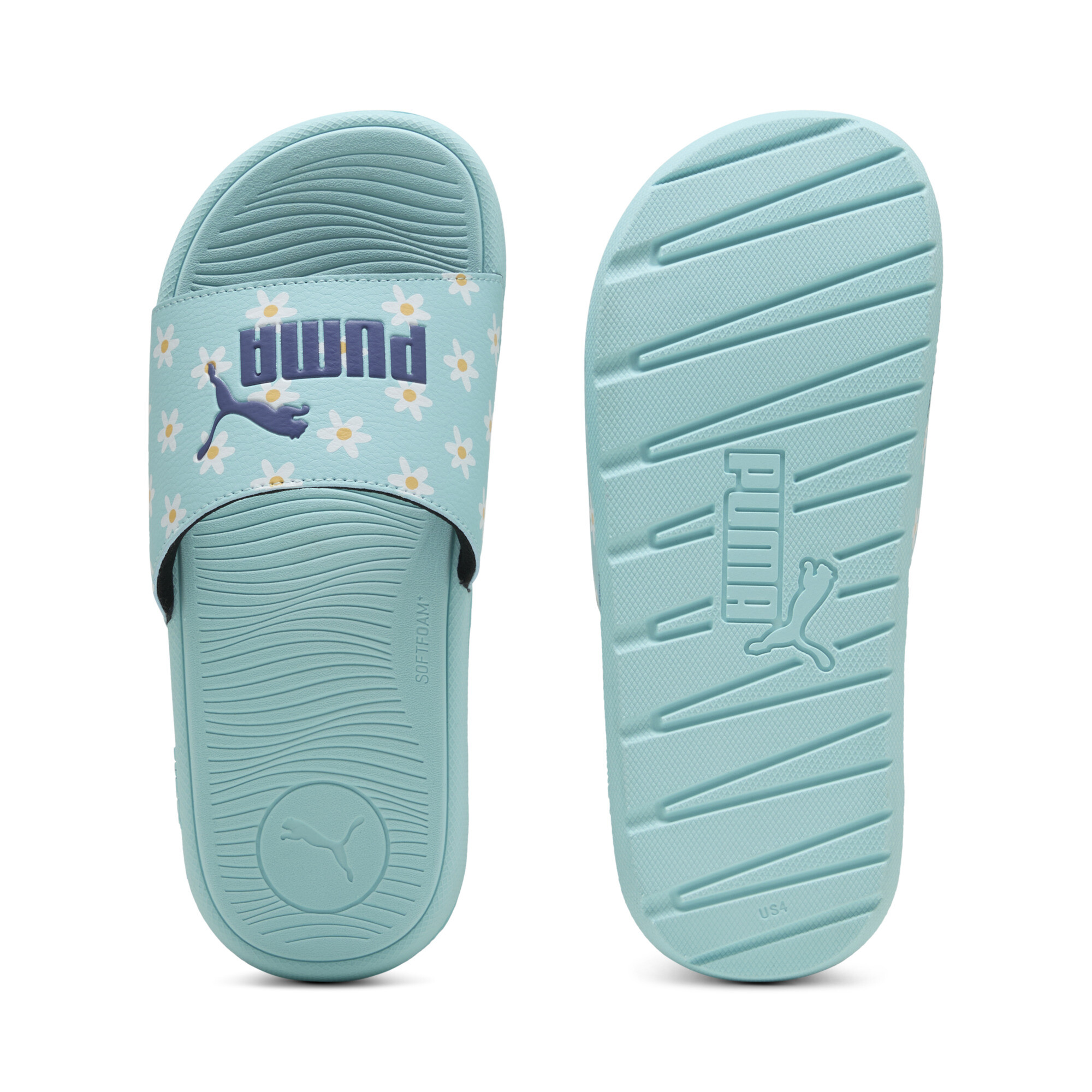Claquettes Cool Cat 2.0 Daisies Enfant et adolescent, Bleu, Jeune 6 | 400905_02