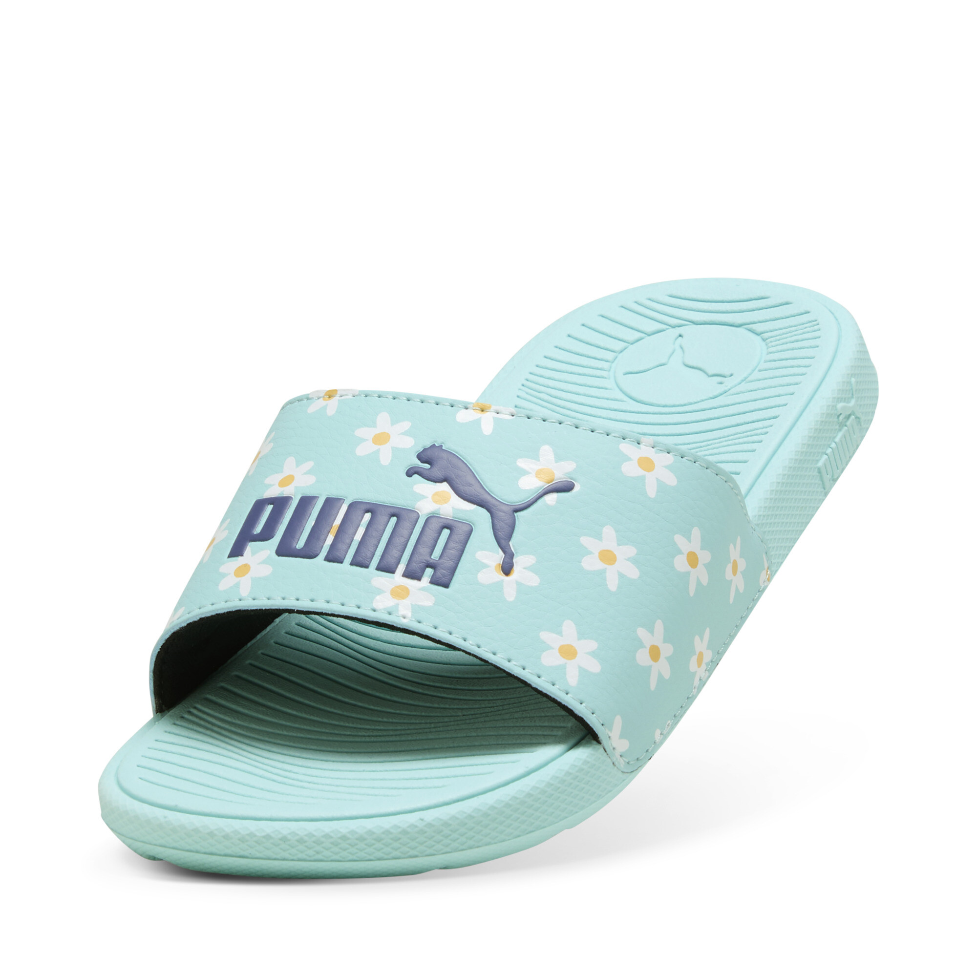 Cool Cat 2.0 Daisies sneakers voor Dames, Blauw/Wit, Maat 28 | PUMA