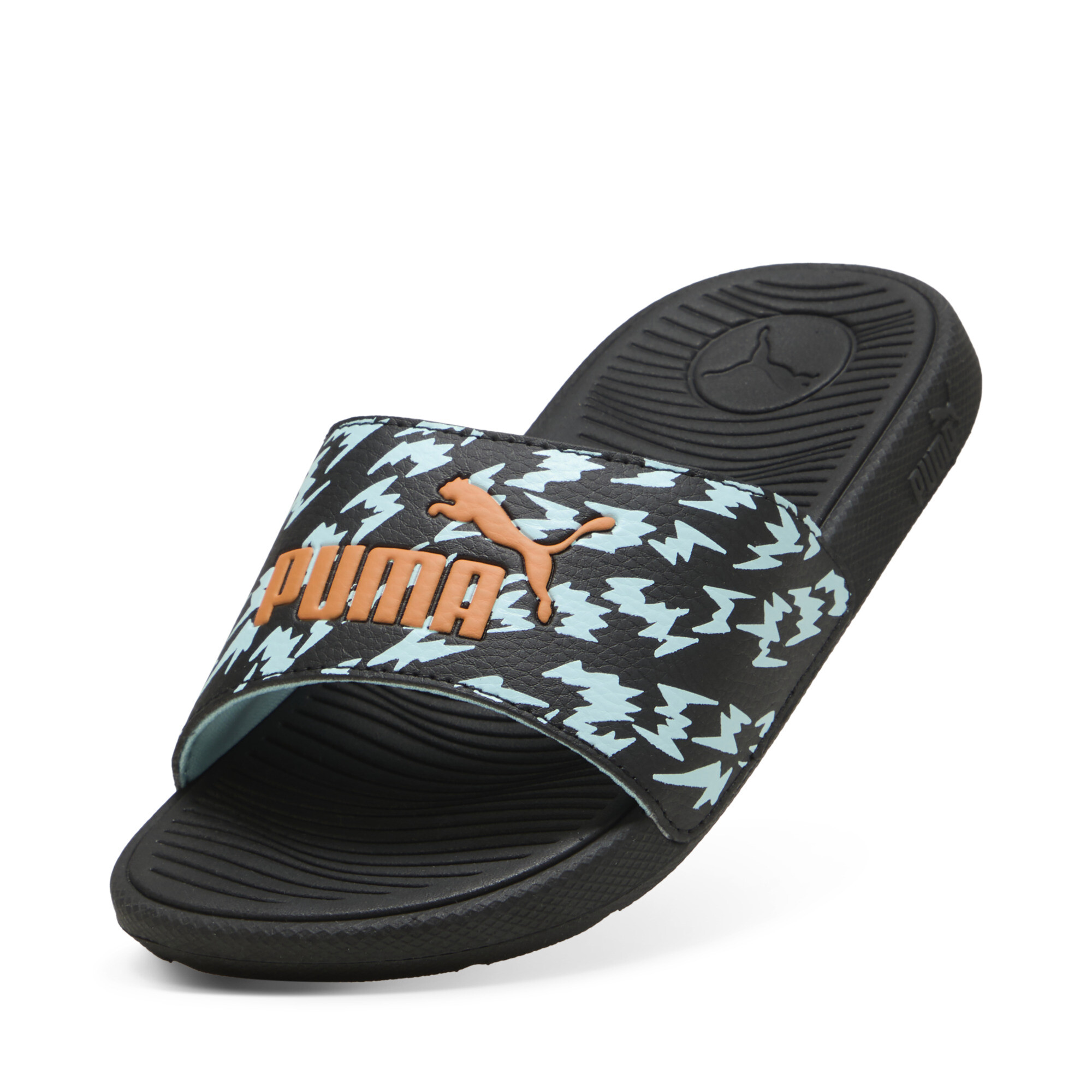 Cool Cat 2.0 Poised 2 Race slippers, Zwart/Oranje, Maat 32 | PUMA