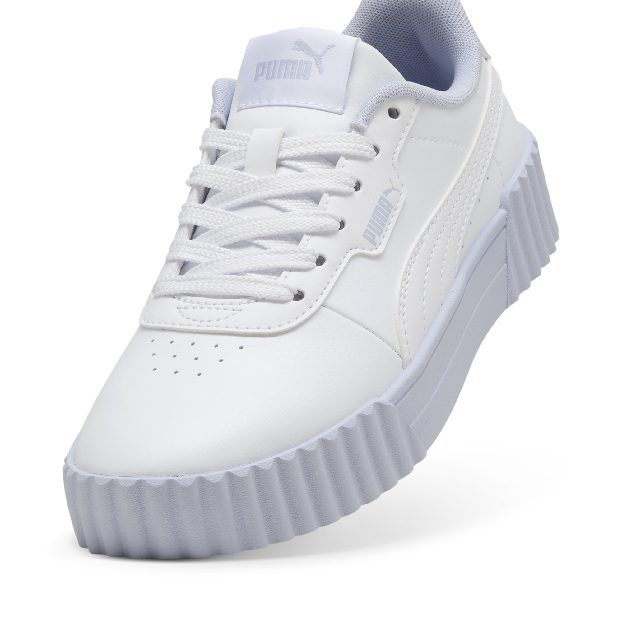 PUMA Carina 3.0 Cutie Jr Meisjes Sneakers - PUMA White-Cool Weather