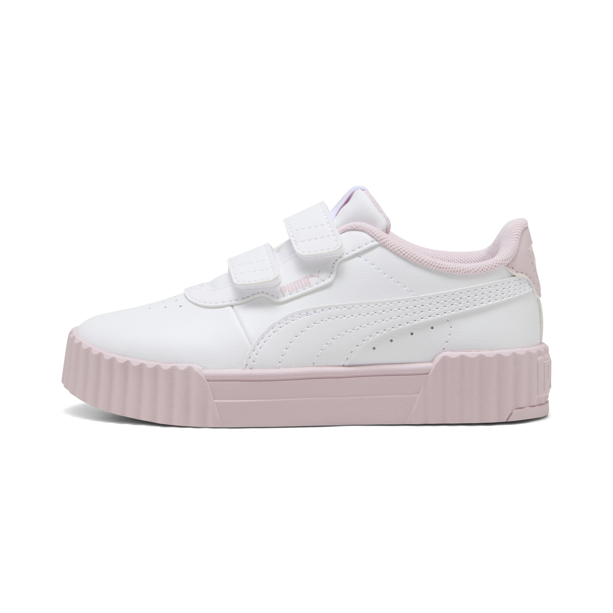 Puma Carina 3.0 Cutie Sneakers Kinder Schuhe | White/Rose Mauve | Größe: 29