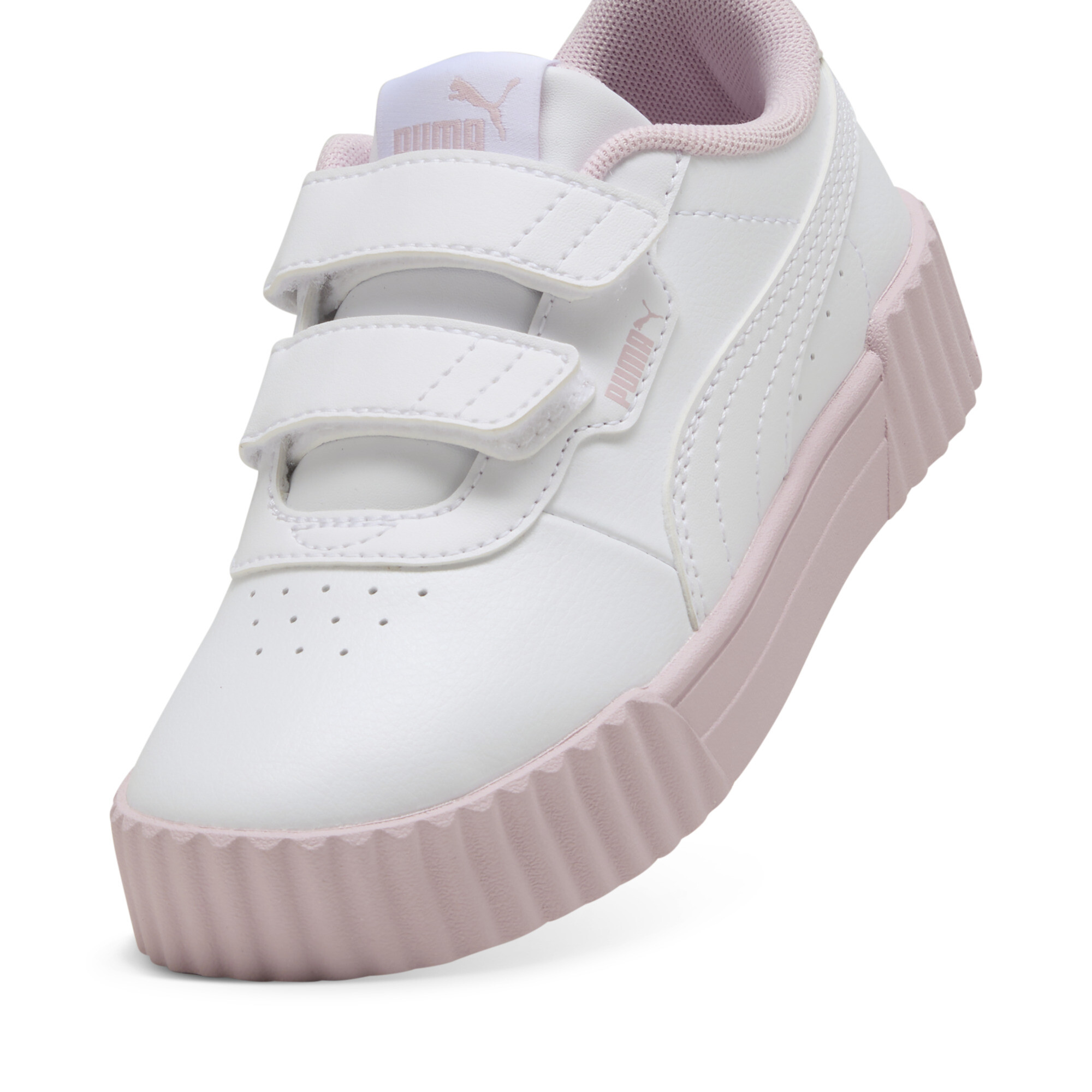 Puma Carina 3.0 Cutie Sneakers Kids, White, Size 34, Shoes