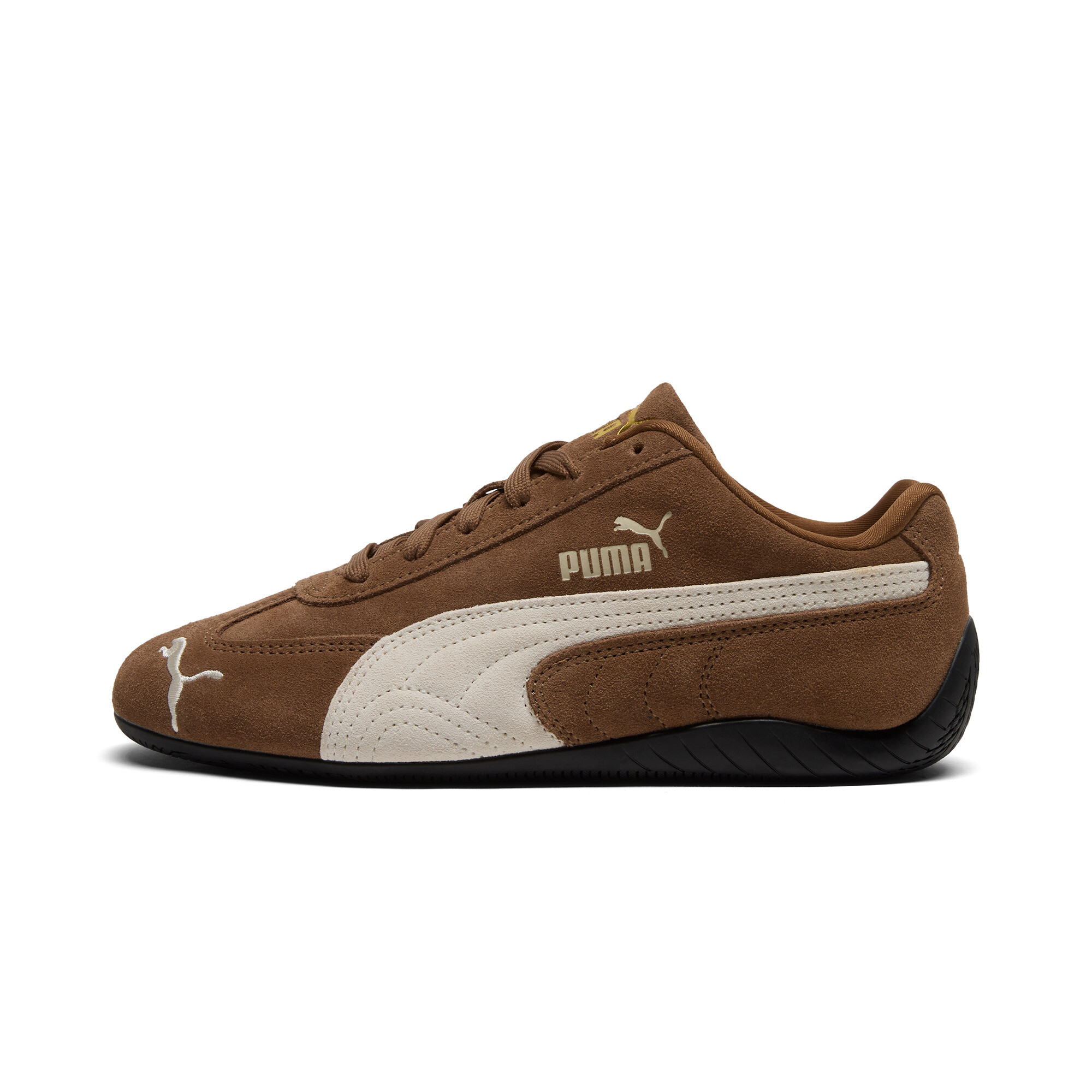 Puma Speedcat Archive Brown Sneakers With Side Logo In Suede Unisex In Brown