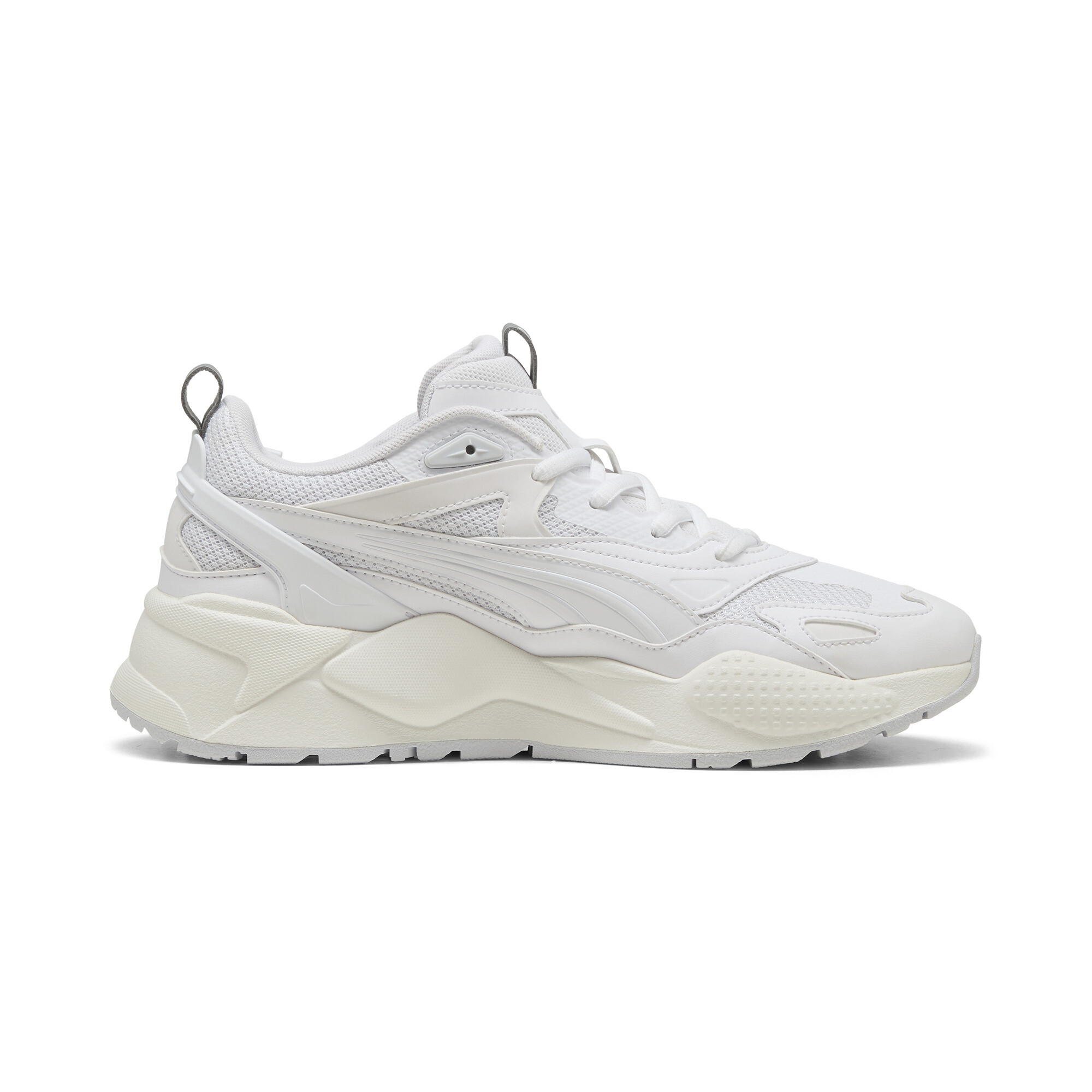 Kids' PUMA RS-X Efekt Lights On Reflect Sneakers In White/Silver, Size EU 45